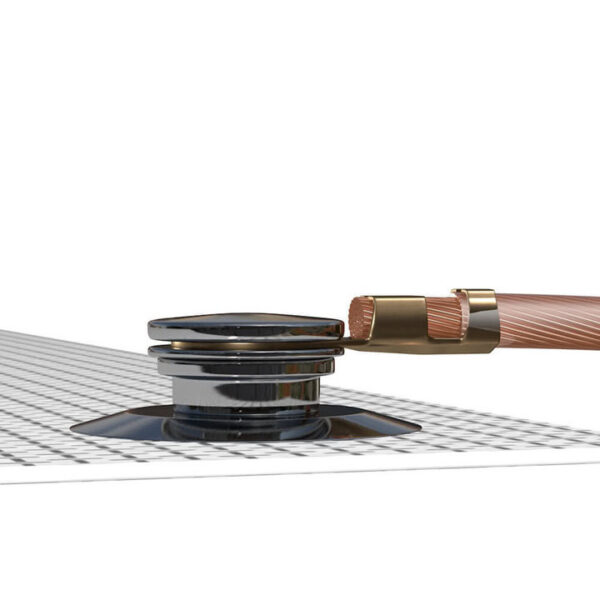 Earthing cable with push-button and wire end sleeve for textiles - Image 3