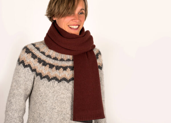 Damen Abschirmschal Calix, Merino/Kaschmir – Bild 3