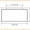 Geschirmte Deckenleuchte Sienna ecru – Bild 5