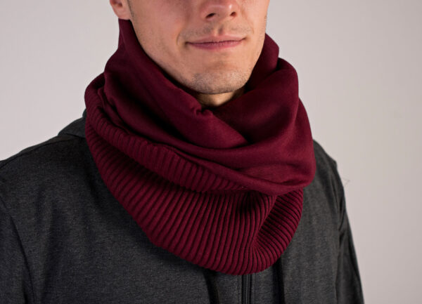 Herren Abschirm-Snood Vin – Bild 5