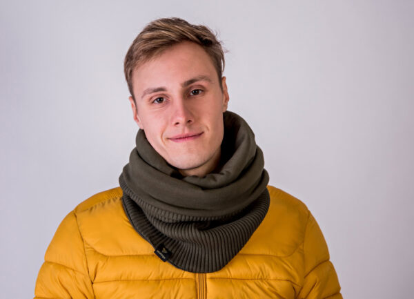 Herren Abschirm-Snood Vin – Bild 2
