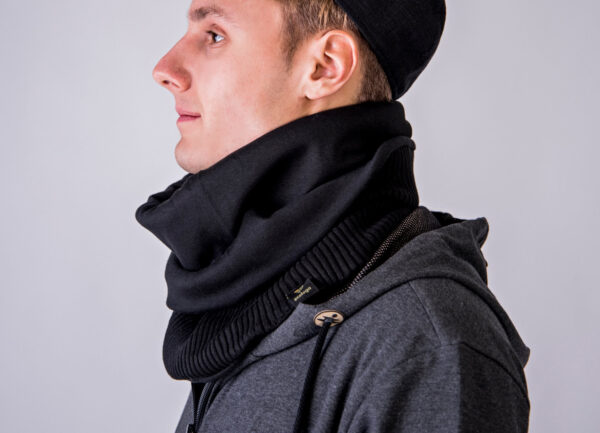 Herren Abschirm-Snood Vin – Bild 3